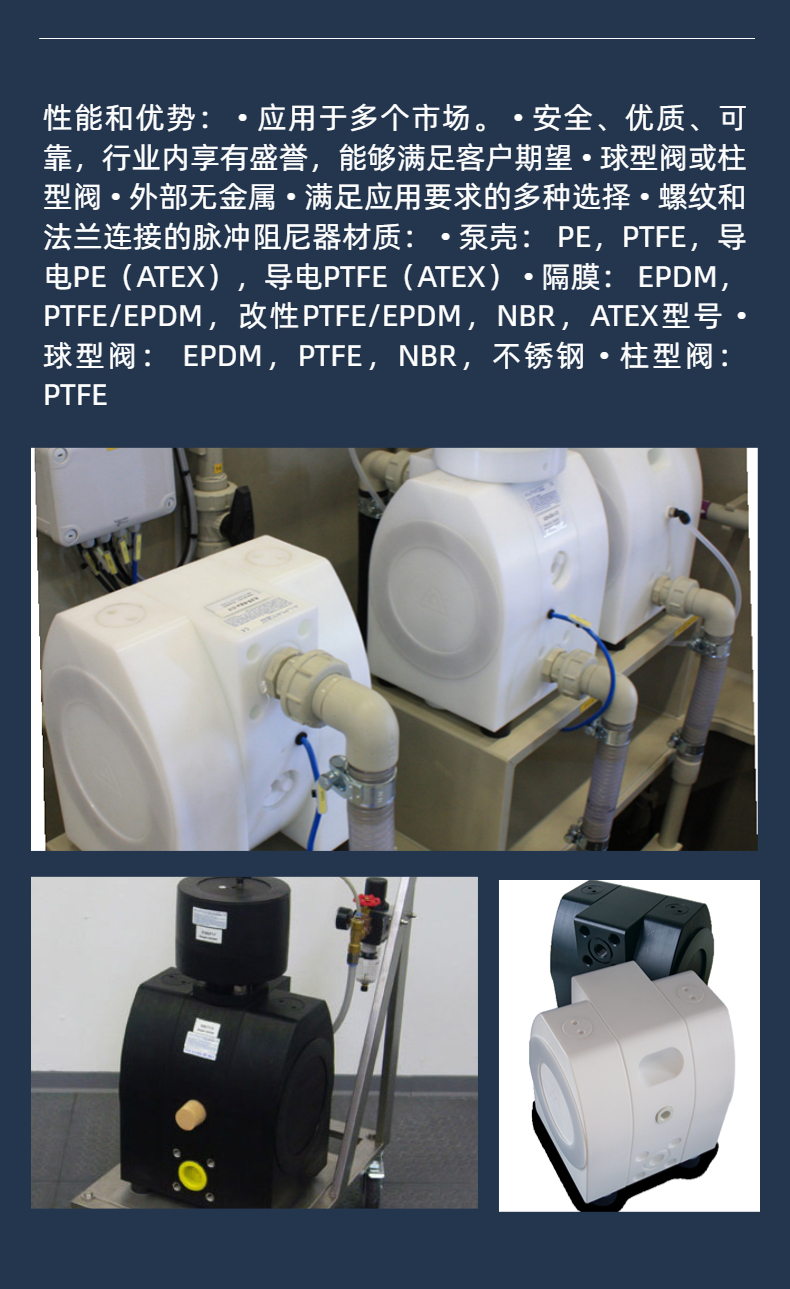 德國(guó)進(jìn)口阿瑪?shù)峡薃IMATEC阿邁得電子級(jí) PTFE 氣動(dòng)隔膜泵E系列